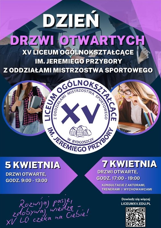 PLAKAT DRZWI OTWARTYCH SZKOŁY